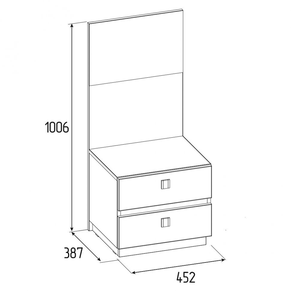 Тумба Neo 41 (Глазов) Дуб Шавиниган