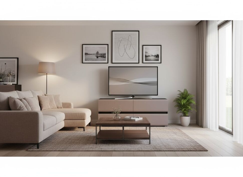 Сидней Тумба под ТВ 13.63 Капучино/Черный