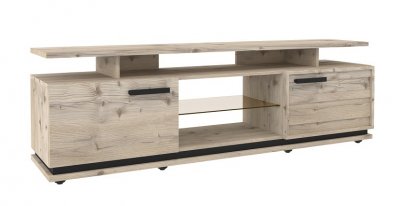 Тумба ТВ Nature 3 (Глазов) Гаскон пайн/Черный